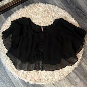 Black Lace Dress shirt